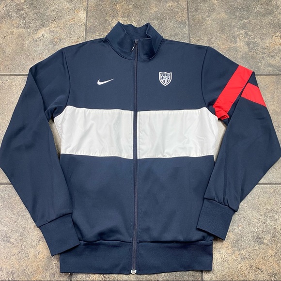 Nike Other - Men’s VTG Nike Sportswear USA Soccer Full Zip Track Jacket Size Small